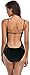 v28 Women's Deep V Neck Backless Crochet Lace Mesh One Piece
