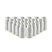 PharmaPump Airless Pump Bottles 50mL - 20 Pack - White Bottle With White Engine