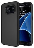 Samsung Galaxy S7 Case, Diztronic Full Matte Flexible TPU Series, Slim-Fit Soft Touch Flexible GS7 Phone Cover - Full Matte Black
