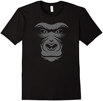 Mens Silverback Gorilla Graphic T-shirt 2XL Black
