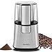 Barsetto Electric Coffee Grinder with Removal Coffee Powder Bowl, 200W Blade Spice Grinder,Stainless Steel