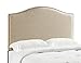 Pulaski Selma Camel Back Linen Panel Headboard, Full / Queen