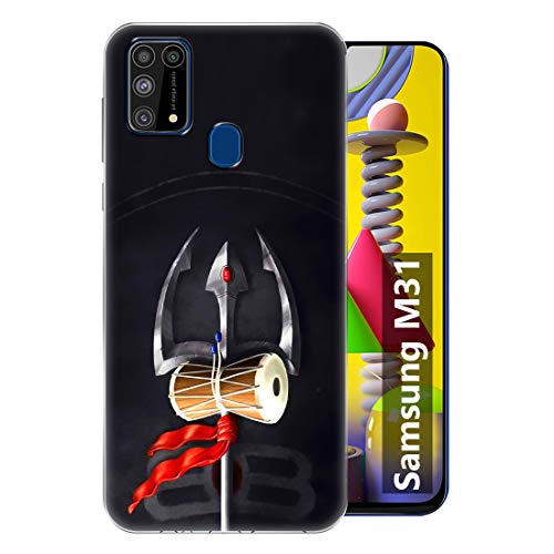 Fashionury MAHADEV TRISHUL Designer Printed Back Cover for Samsung Galaxy M31 for Girls and Boys (Multicolour)