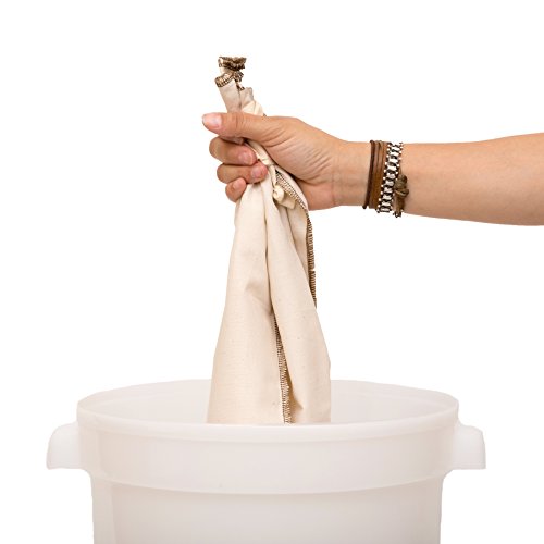 CoffeeSock Commercial 5 gallon - GOTS Certified Organic Cotton Reusable Coffee Filters (2/pk)