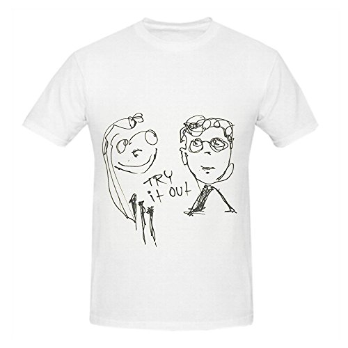 Skrillex Try It Out Tour Greatest Hits Men Crew Neck Printed Shirts White