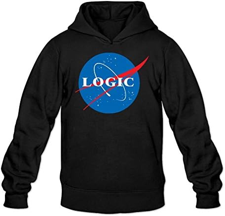 Nesoul Men's Rapper Logic Hooded Sweatshirt Black M