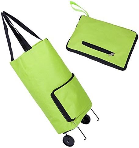 Panallo Collapsible Shopping Cart Trolley Bag with Wheel.