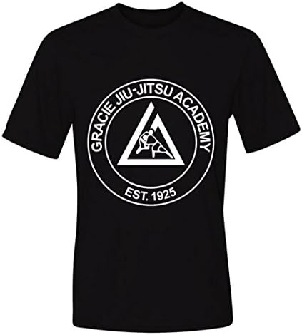 GVD men's GRACIE BRAZILIAN JIU-JITSU MMA Judo T-Shirt