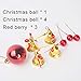 VGIA 17 inch Mini Artificial Christmas Tree Uniquely Shaped Spray Snow Christmas Tree with a Bell Tabletop Christmas Tree