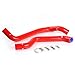 Silicone Radiator Coolant Hose Kit Clamps For 1991-1999 Mitsubishi 3000GT / 1991-1996 Dodge Stealth 2PCS Red