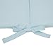 TILLYOU Padded Breathable Crib Bumper Set for Baby Boys Organic, Premium Woven Cotton and Porous Filling(Microfiber), Standard Crib Liner, 4 Piece/Lt Blue