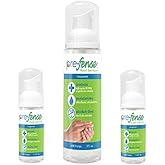 Prefense Foam Hand Sanitizer – Unscented - (2 x 1.5 oz travel size + 1 x 8 oz bottle starter kit)