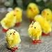 48 Miniature Chenille Baby Chicks for Easter or Arts and Crafts