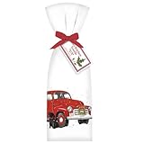 Holiday Red Truck Towel Set
