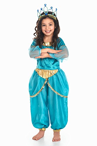 Little Adventures Traditional Arabian Princess Girls Costume - Medium (3-5 yrs)
