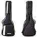 Electric Guitar Gig Bag by Hola! Music, Deluxe Series with 15mm Padding, Black