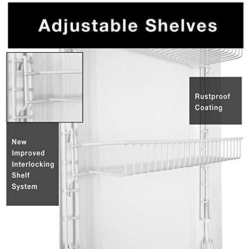 3 PRO+MART+Adjustable+Pantry+Organizer+Shelves