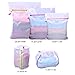 Yazer 5-Pack Premium Laundry Bags for Lingerie,Laundry,Blouse,Hosiery,Stocking,Underwear,Washing Bags with Premium Zipper … (N)