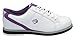 BSI Women's 460 Classic Bowling Shoe - Lightweight Shoes with Cushioned Support for Women, Purple & White, Size 8