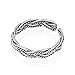 AeraVida Oxidized Celtic Weave Design Sterling Silver Toe Ring or Pinky Ring | Celtic Toe Rings for Women Sterling Silver | Sterling Silver Adjustable Toe Ring | Unisex Toe Ring