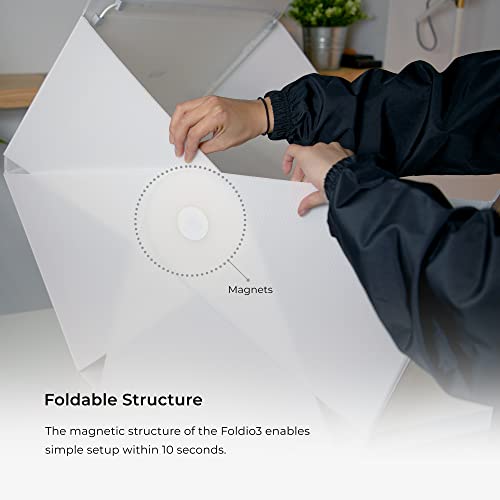 Foldio3 25" Portable Product Photo Studio Light Box with Dimmable LED