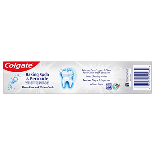 Colgate Baking Soda and Peroxide Whitening Bubbles Toothpaste, Brisk Mint, 8 Ounce Pricepulse