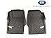 GM Accessories 84056628 Front Floor Liners in Jet Black with GMC Logo