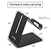 Honsky GEN-2 Universal Aluminum Cell Phone Tablet Desk Charging Stand Portable Hands Free Desktop Display Holder, 2 Sets, Black