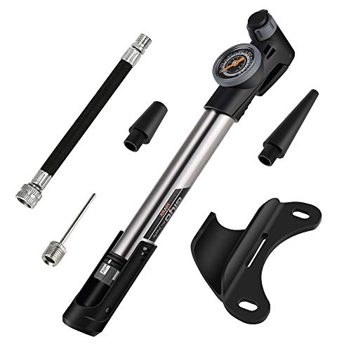 BROTOU Mini Bike Pump Ball Bump with Gauge & Smart Valve Fits Presta