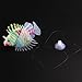UEETEK Aquarium Fish Tank Decorations, Silicone Lionfish Fake Fish Floating Decorations Ornament Glow-Pack of 3