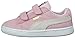 PUMA girls Suede Classic Hook and Loop Sneaker, Pink Lady/Team Gold, 8 Toddler US