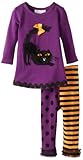 Bonnie Baby Baby Girls' Cat Applique Legging Set
