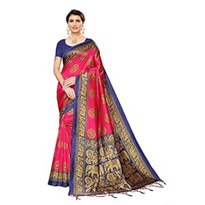 Winza Designer Women’s Banarasi Art Silk Saree With Blouse