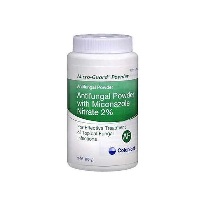 MICRO-GUARD Antifungal Powder (Pack of 2) Contains 2% Miconazole Nitrate. 3 oz Each - Treats Athlete's Foot, Ringworm…