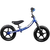 JOYSTAR Balance Bike for 1.5-5 Years Boys, Toddler Push Bike with EVA Polymer Foam Tire for Child, 12 inch Kids Glider Bike, Children Slider Cycle, Kids Pedalless Bike, Blue
