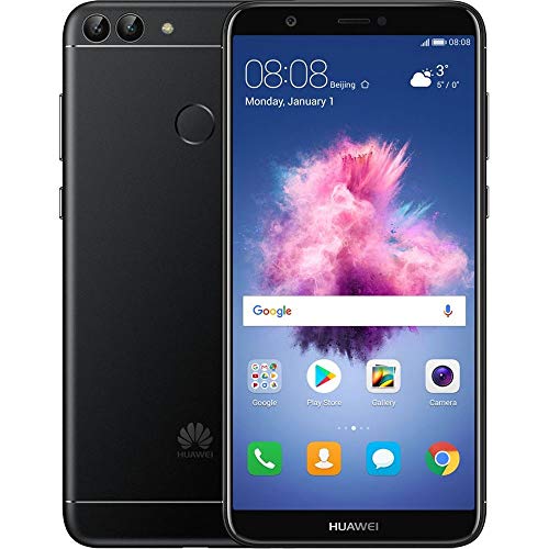 Huawei P Smart - Smartphone (Sim Única, Procesador Octa-Core, Android 8.0 Oreo, Cámara de 13 MP con 2 MP F 2.0, Memoria de 32 GB), Color Negro