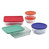 Pyrex 1091198 Simply Store, 10-Piece Set, Clear