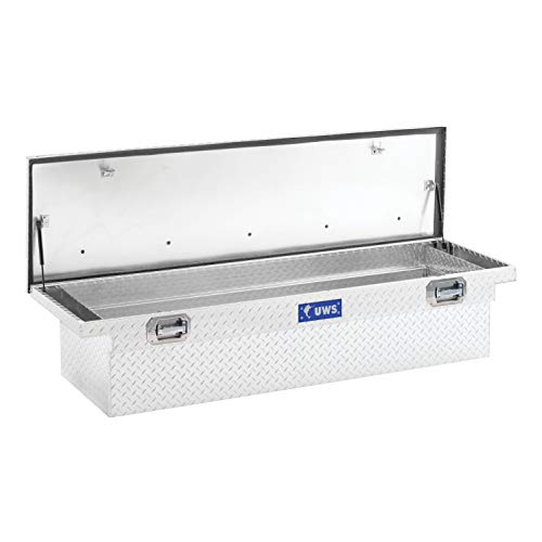 UWS EC10611 Pull Handle 72-Inch Heavy-Wall Aluminum Truck Tool Box with Low Profile, RigidCore Lid