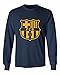 KING THREADS Barcelona Soccer Shirt Lionel Messi #10 Futbol Jersey Men's Long Sleeve T-Shirt