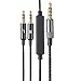 Replacement 1.2m Audio Cable With Mic for Sol Republic Master Tracks HD V8 V10 V12 MFI X3 Ultra XC Headphones black Audio cable