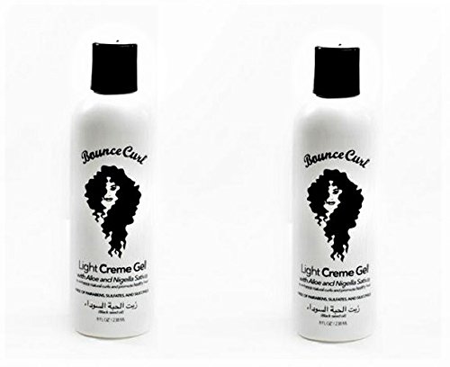 Bounce Curl Light Creme Gel Hair Curling Lotion 8oz [Set of 2]