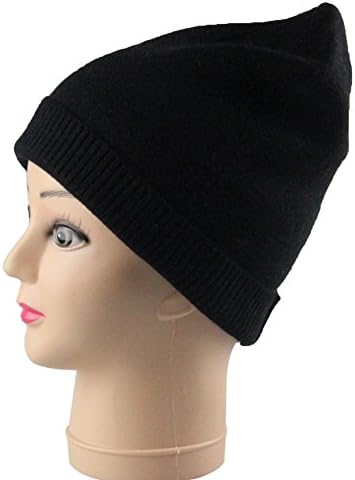 Onedayshop Soft Warm Beanie Knitted Hat Unisex Hat Best Gift for Indoor and Outdoor Sports (Black)