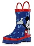 Disney Mickey Mouse Blue and Red Rain Boots - Size 1 Little Kid