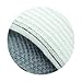 BSN Medical 7529002 JOBST Sock, Knee High, 20-30 mmHg, Closed Toe, Large, White/Grey