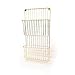 Two Tier Wall File Holder – Gold Finished Durable Metal Rack with Spacious Slots for Easy Organization, Mounts on Wall and Door for Office, Home, and Work – by Designstyles