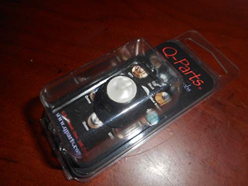 Q-Parts UFO Knob - WHITE PEARL ON DARK BLACK