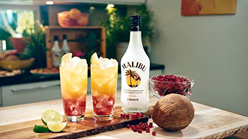 Malibu Caribbean Rum – Fruchtiger Likör auf Rum-Basis mit natürlichem Kokosaroma – Leichte Spirituose, ideal für… – Bild 6