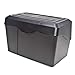 Advantus Stackable Flip Top 3 x 5 Index Card Holder, 300 Card Capacity Box, Black, 3.5 H x 5.5 L x 3 W Inches, 45001