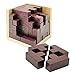 Sopu Wooden Puzzles for Adult and Kids, 3D Brain Teaser Puzzles Educational Toy, Genius Skills Builder T-Shape Pieces with Tetris Fit for Explore Creativity and Build Your Brain