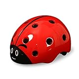 Bingggooo Children's Multi-Sport Ladybug Helmet For Girls/Boys Skiing Snowboarding Scootering Cycling